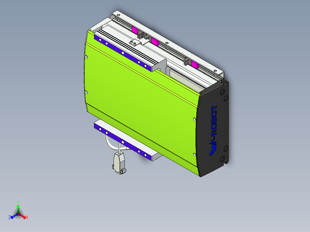 威洛博VL系列3d模型模组VL22H2Y-S100主视图