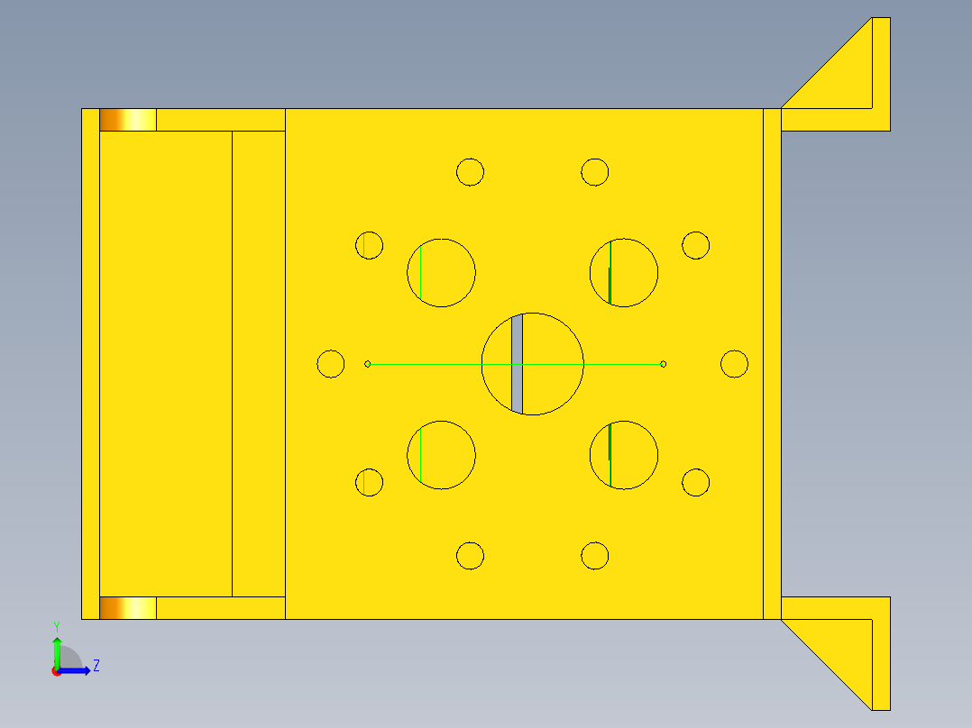 排钉机机械结构设计含UG三维+CAD图纸+说明书770833==500左视图