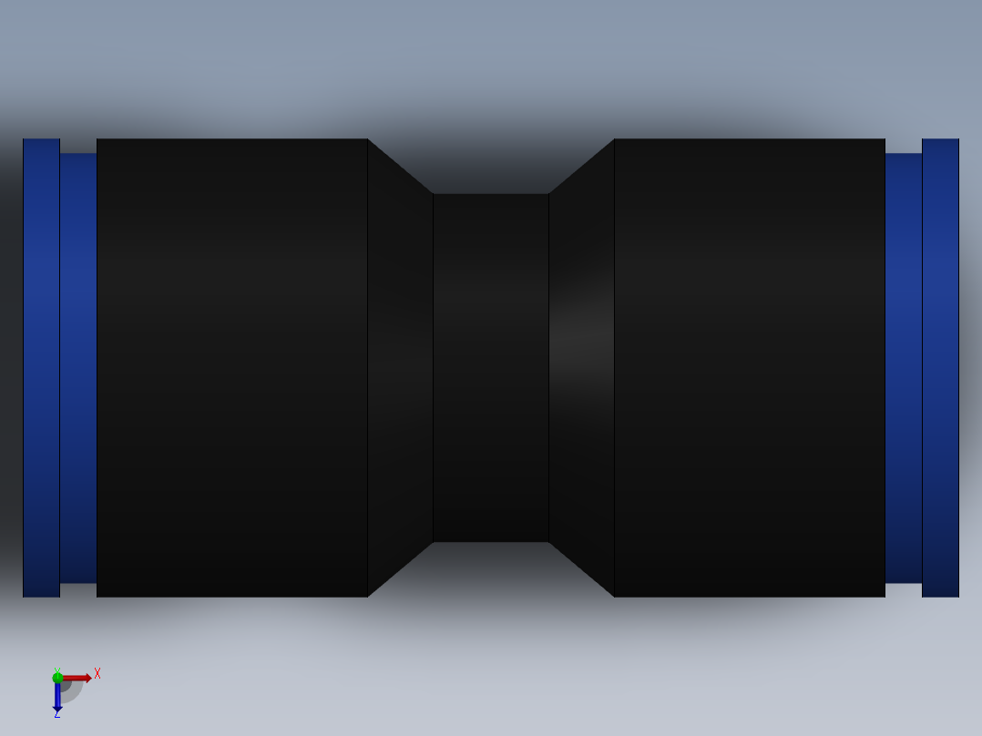 Ø16 - UNIÃO RETA (C00201600)俯视图