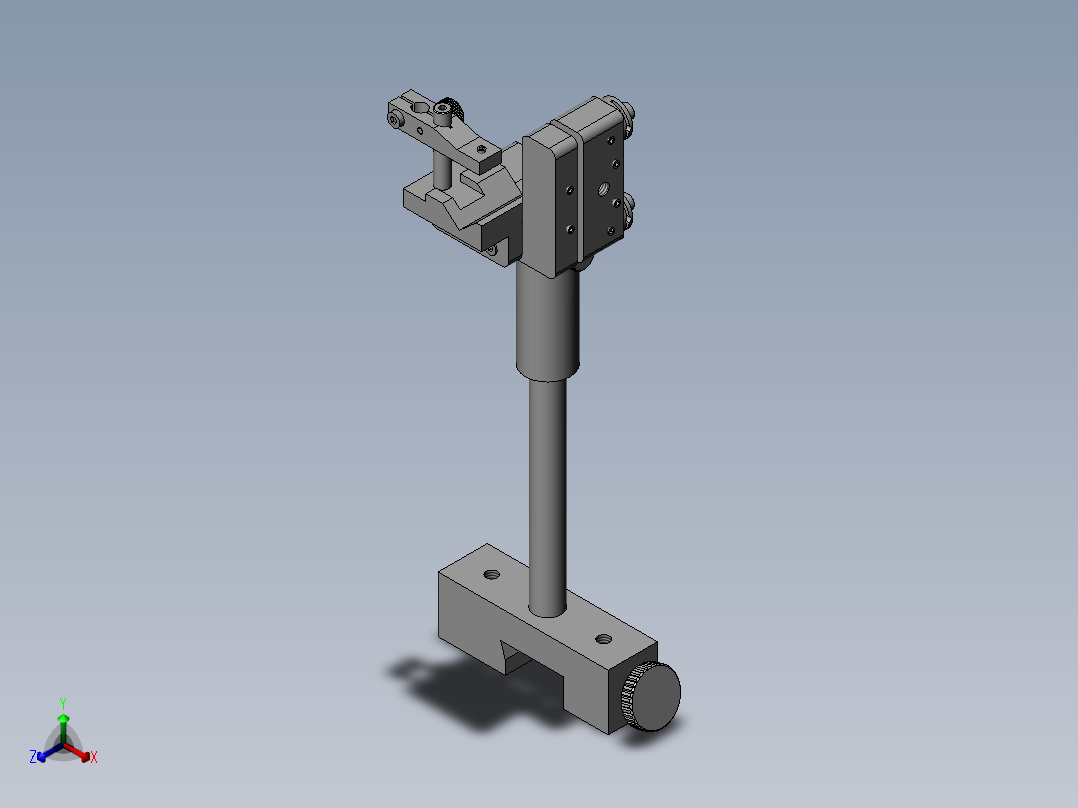 V型夹持器 KP005正等轴测图