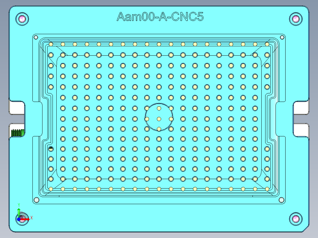 Aam00-A-笔记本CNC工装夹具三维模型CNC5-0430前视图