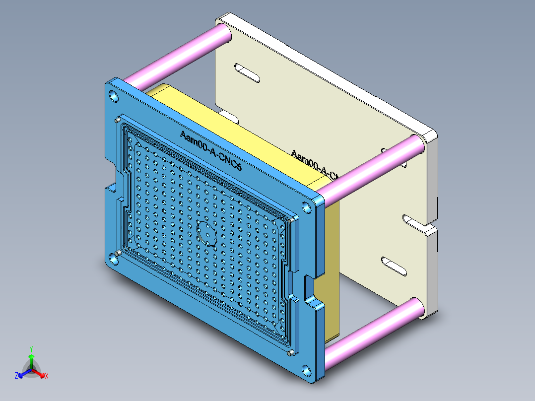 Aam00-A-笔记本CNC工装夹具三维模型CNC5-0430正等轴测图