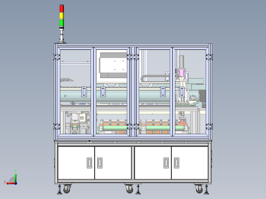 18650电芯高速分选机带收料盒sw12可编辑后视缩略图