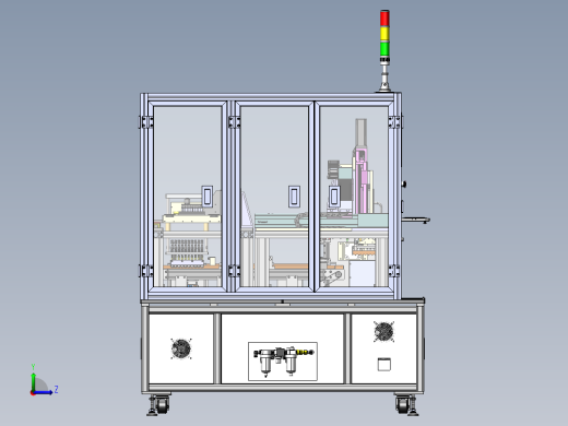 18650电芯高速分选机带收料盒sw12可编辑左视缩略图