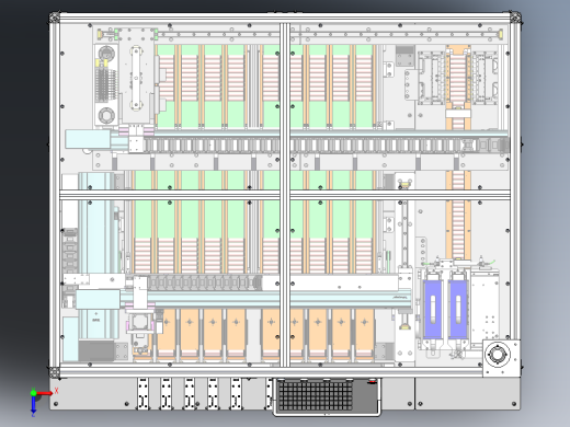 18650电芯高速分选机带收料盒sw12可编辑俯视缩略图