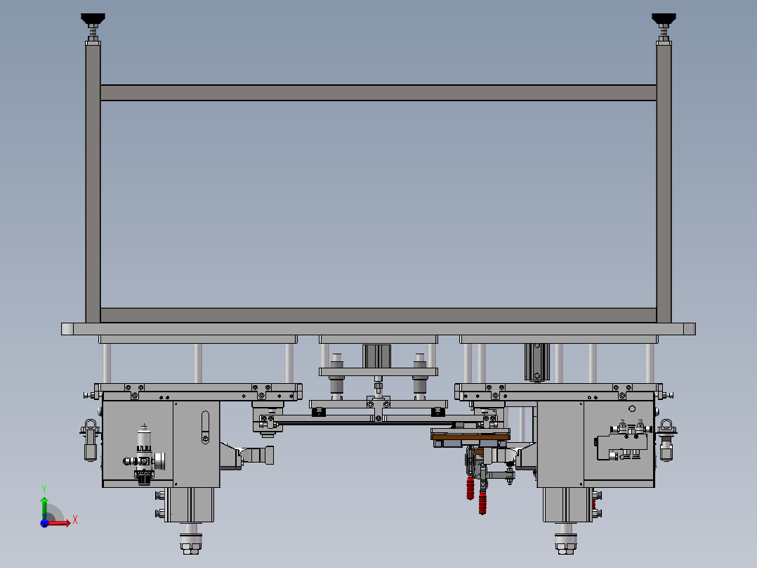 新能源锂电池极耳转接片焊接设备sw21可编辑前视图