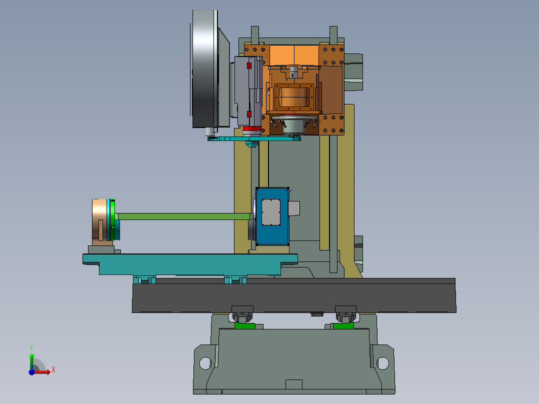 vt五轴立式机床前视图
