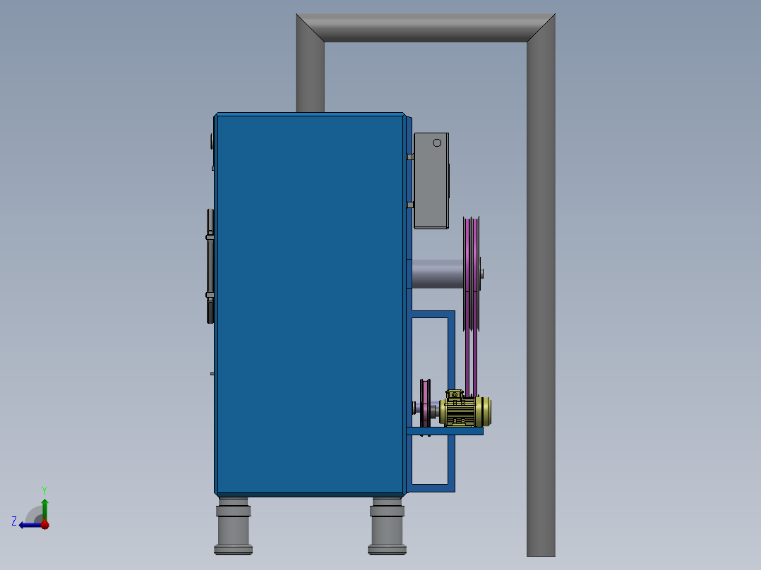 洗衣烘干机右视图