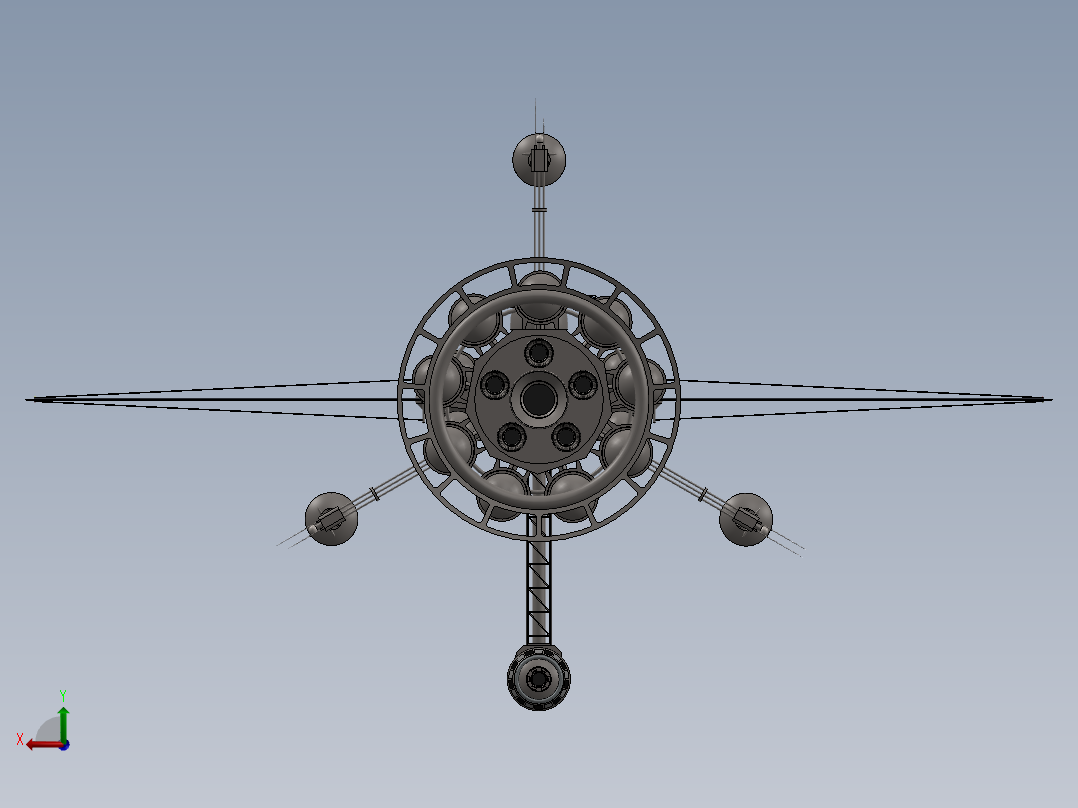 宇宙飞船(51)后视图
