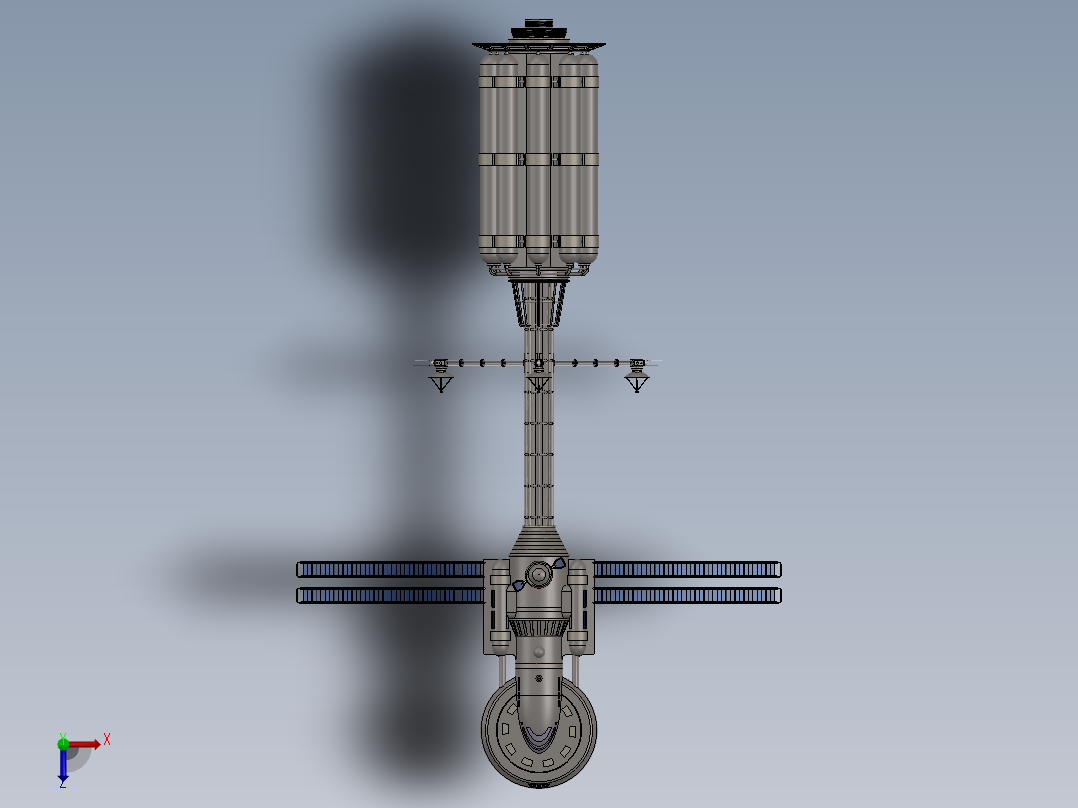 宇宙飞船(51)俯视图