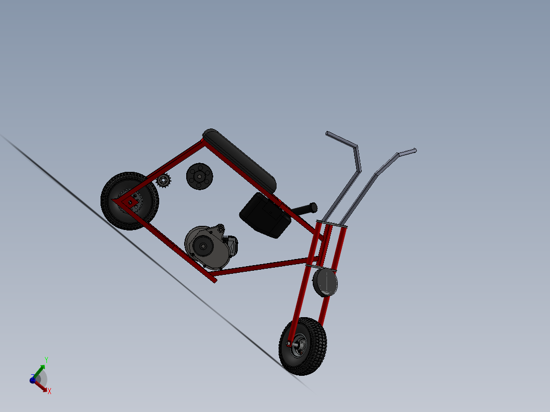 A2004717-复古迷你摩托车