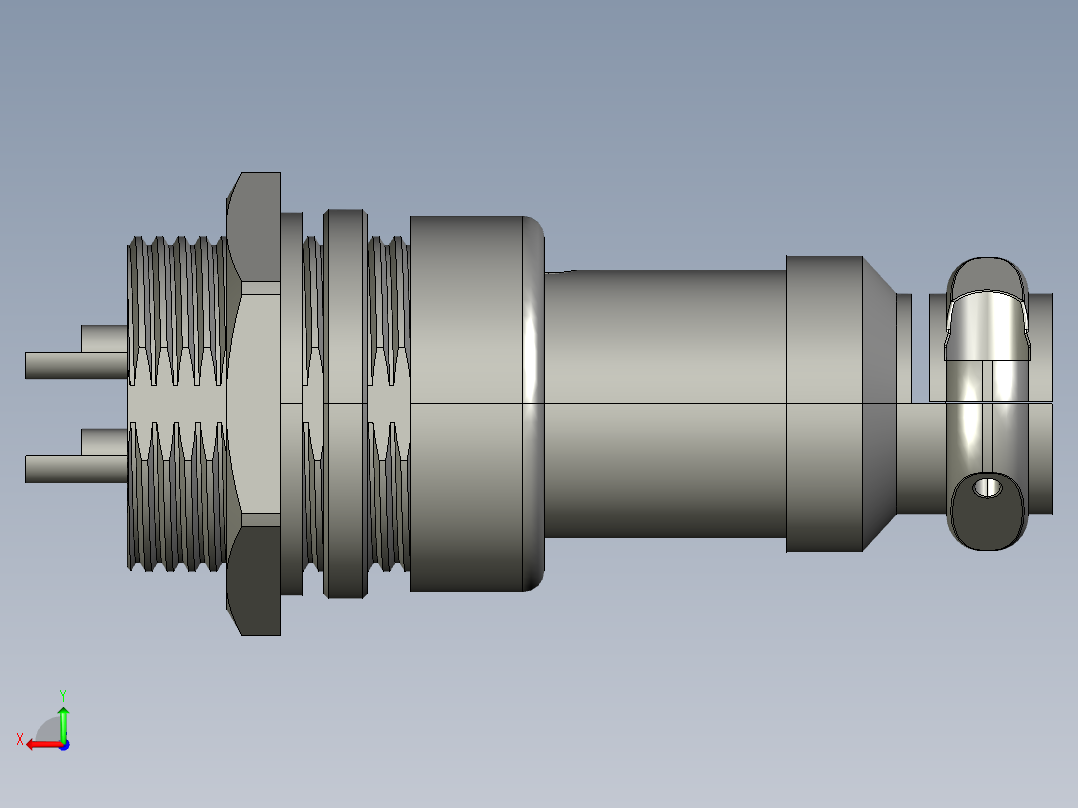 接插件(241)后视图