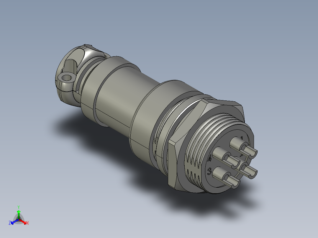 接插件(241)正等轴测图