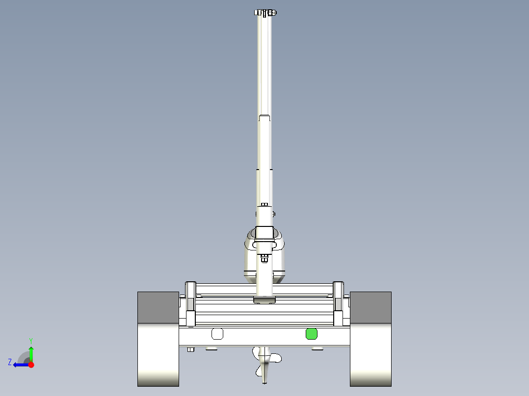 重金属采样器右视图