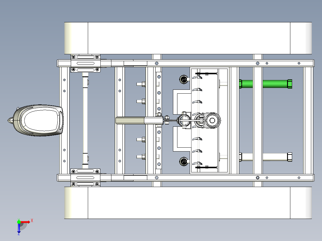 重金属采样器俯视图