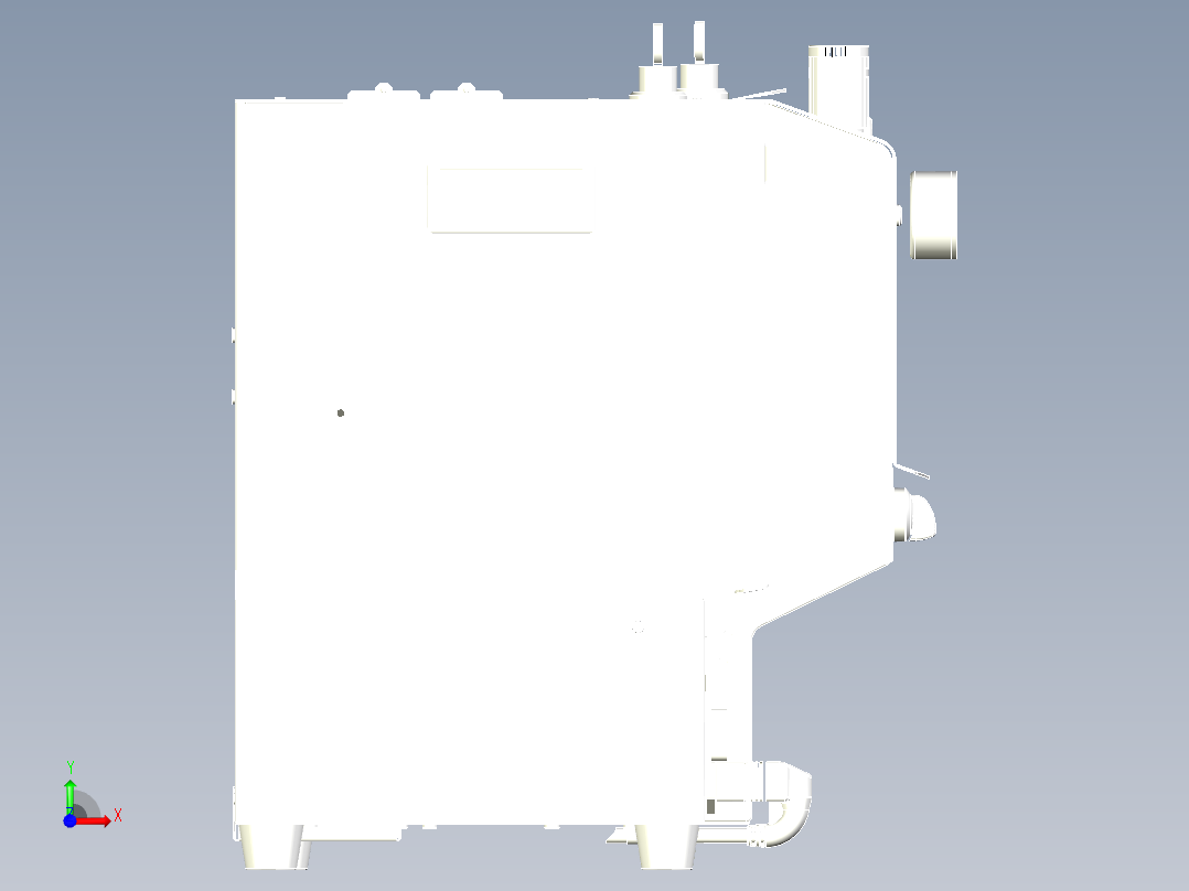 自动吹料螺丝供料器前视图
