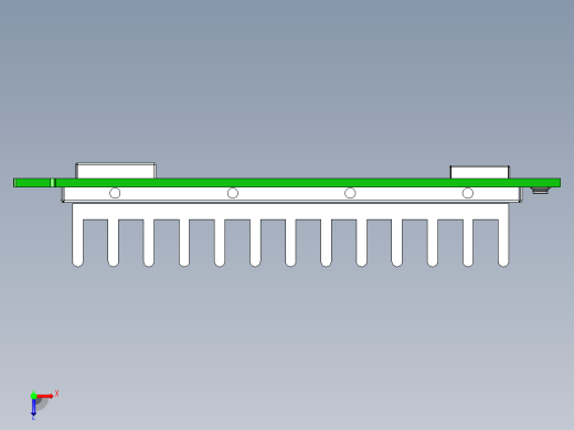 M.2 5G 调制解调器带散热器俯视缩略图