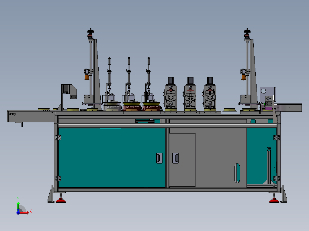 LXYC-BOSS套圈外观影像检测设备前视图