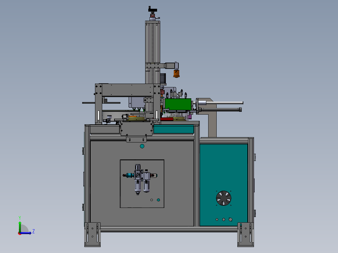 LXYC-BOSS套圈外观影像检测设备左视图