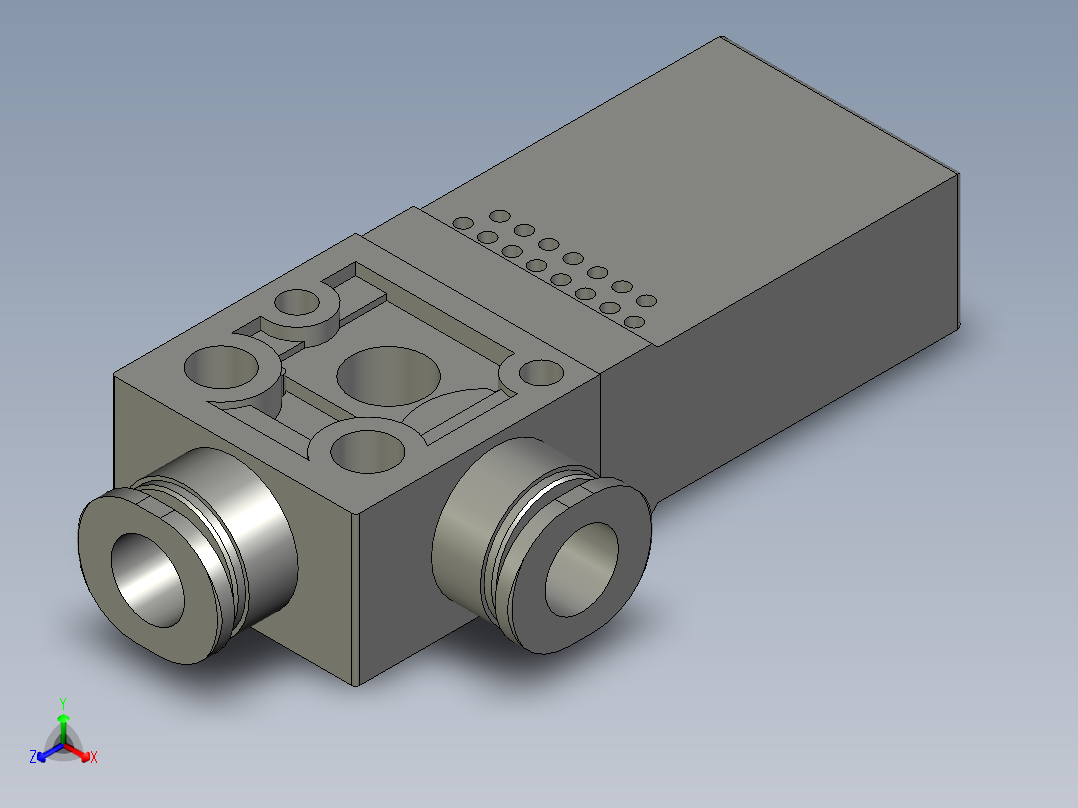 8真空发生器J-WER01-D6-07正等轴测图