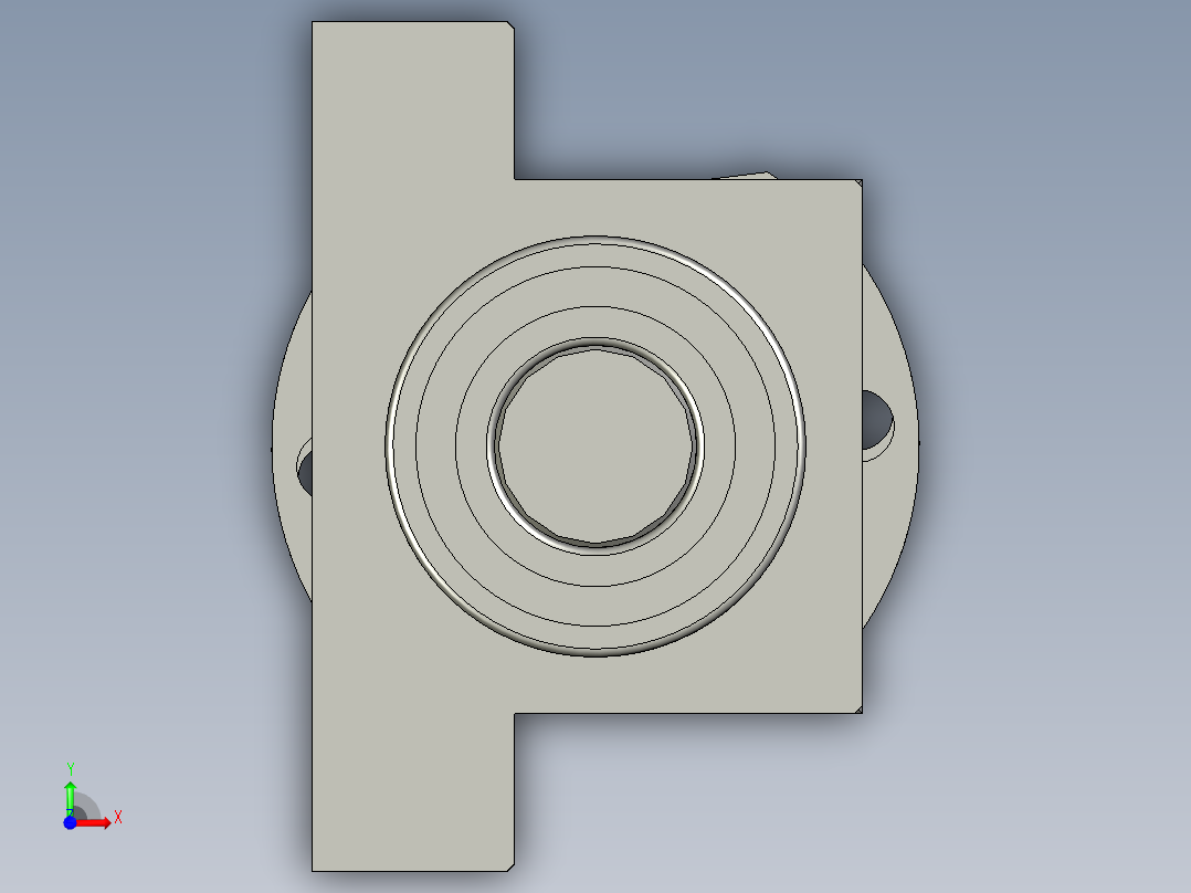 HX2115-02-03-00左右对中传动装置前视图