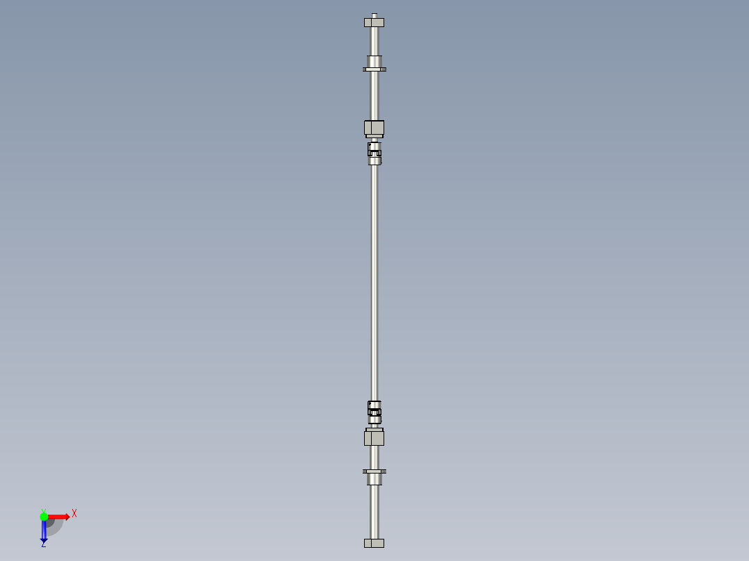 HX2115-02-03-00左右对中传动装置俯视图