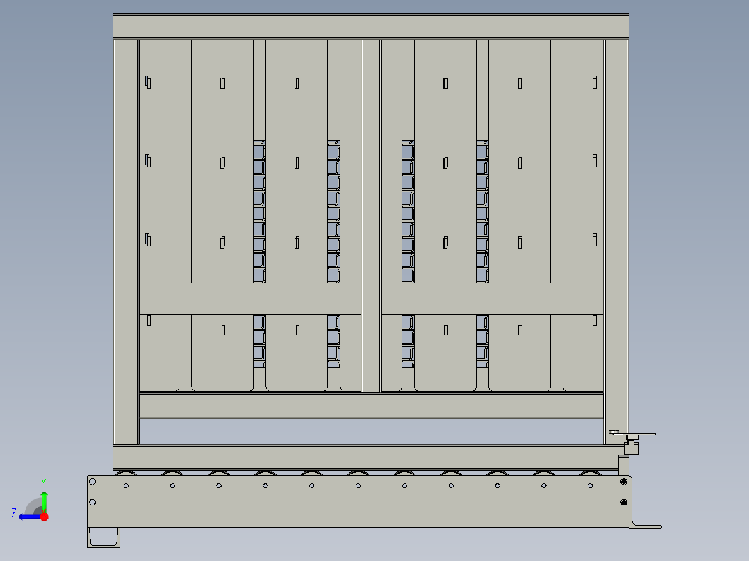 HT自动自动封头板物料车组件TREWQ右视图