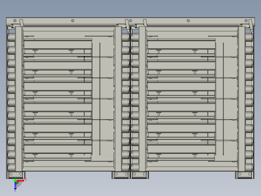 HT自动自动封头板物料车组件TREWQ俯视缩略图