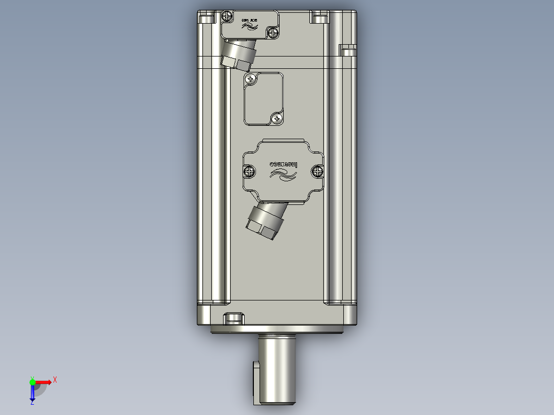 伺服电机MS1H4-40B30CB-(X)334R俯视图