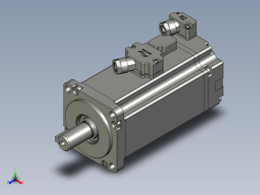 伺服电机MS1H4-40B30CB-(X)334R正等轴测缩略图