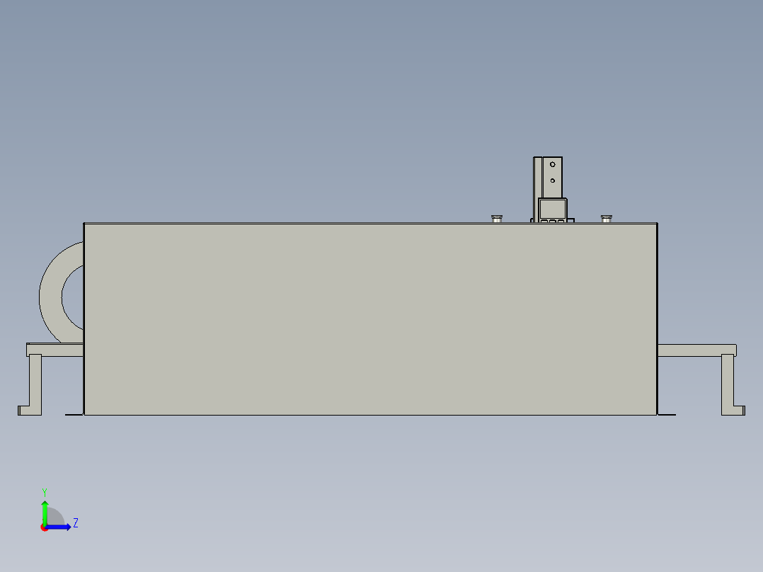 空Tray移载模组左视图
