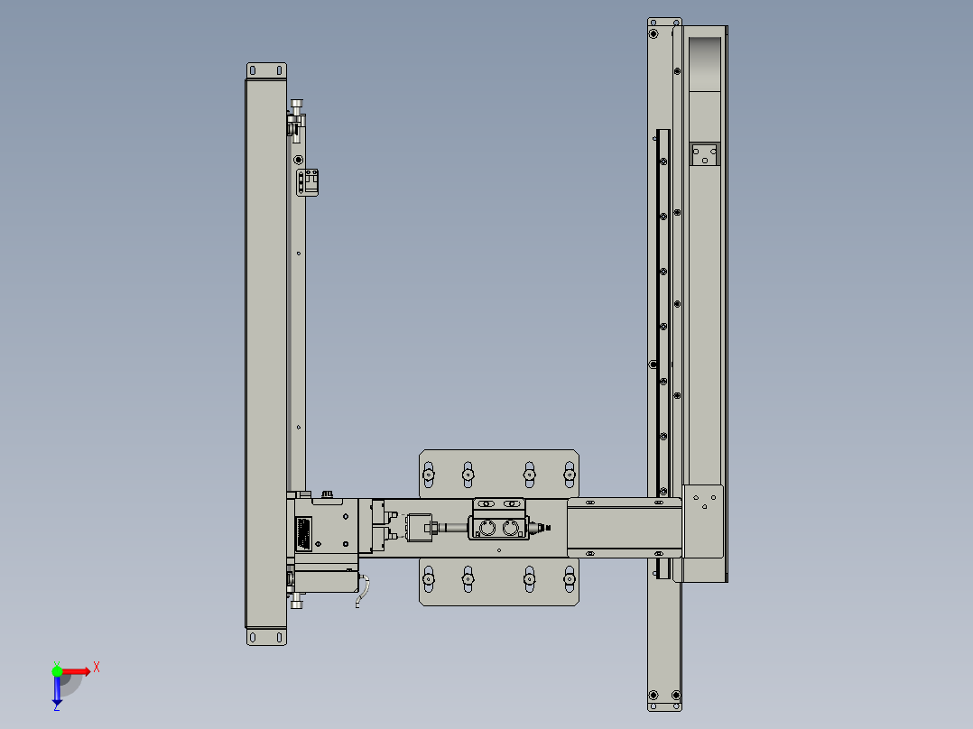 空Tray移载模组俯视图
