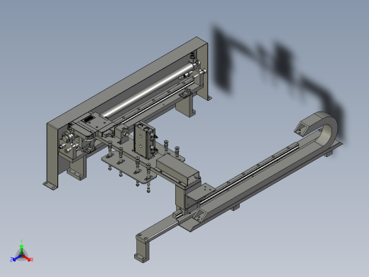 空Tray移载模组正等轴测缩略图