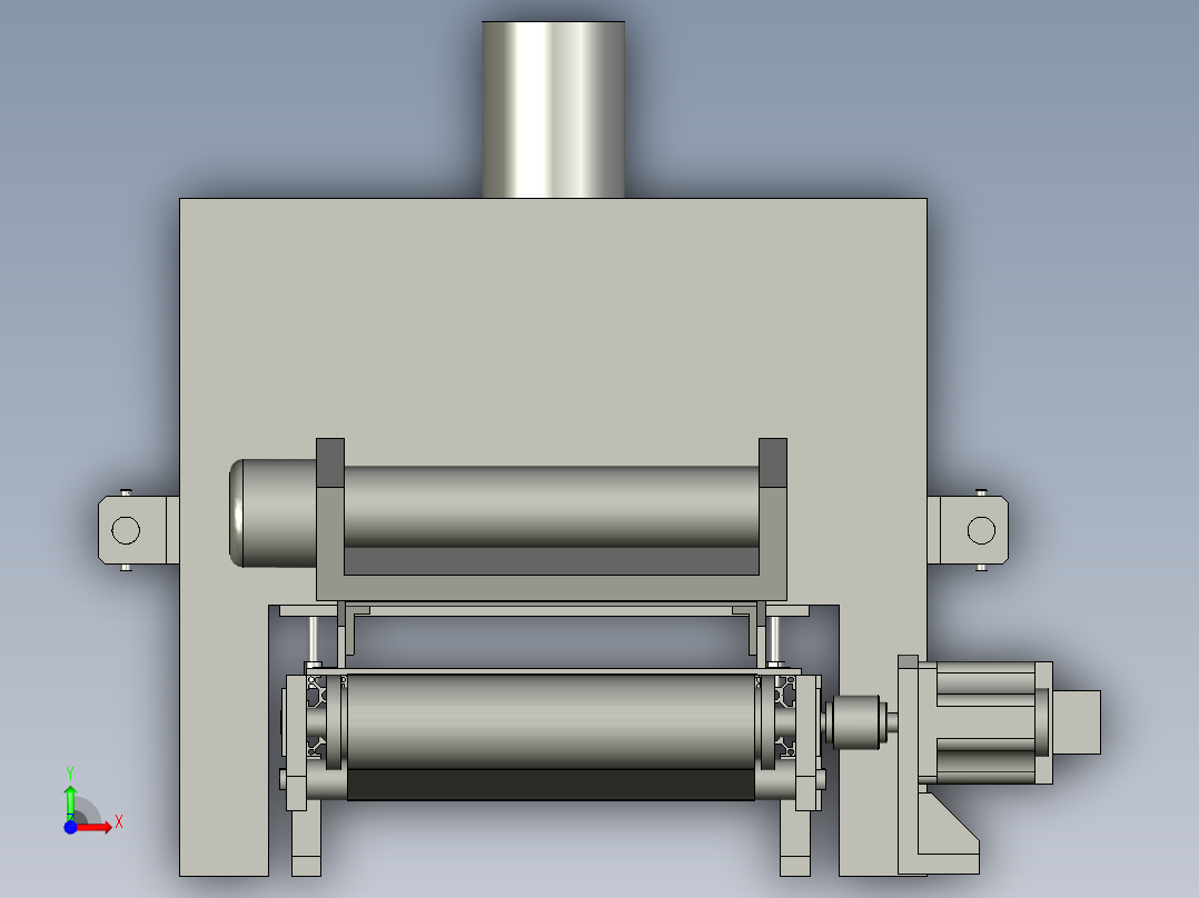 扬声器自动加工生产线设计-JA1308-HD-060116高温输送带-V1前视图