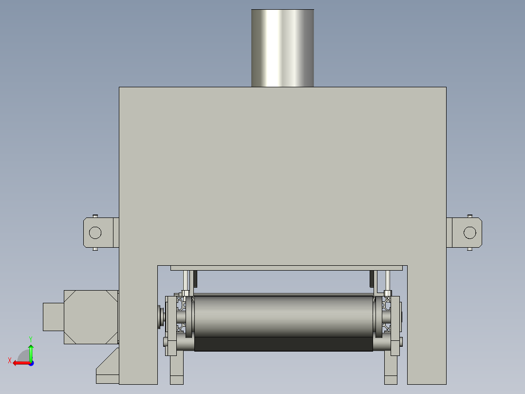 扬声器自动加工生产线设计-JA1308-HD-060116高温输送带-V1后视图