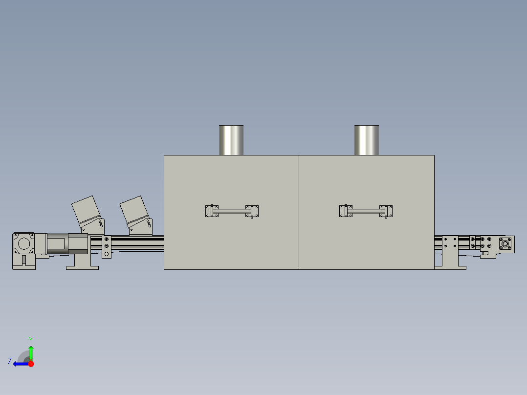 扬声器自动加工生产线设计-JA1308-HD-060116高温输送带-V1右视图