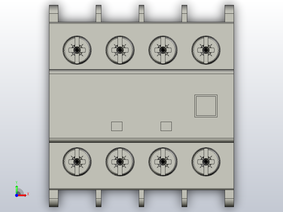 ABB接触器CA5X-04E前视图