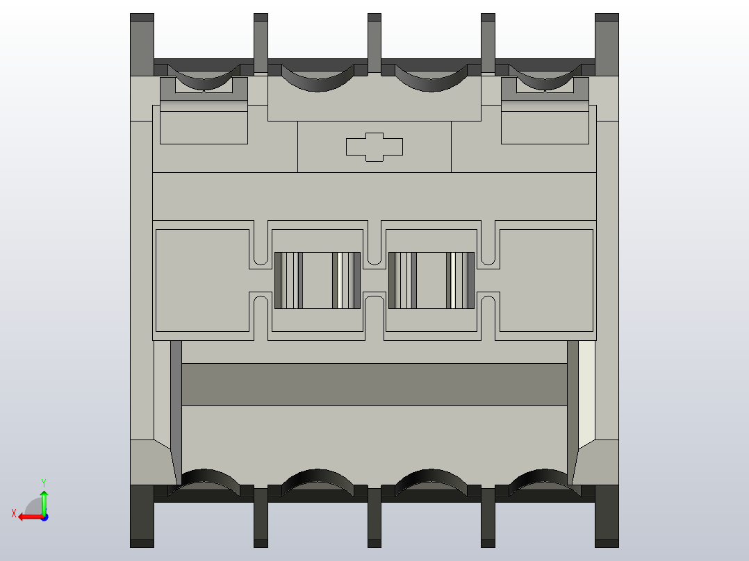 ABB接触器CA5X-04E后视图