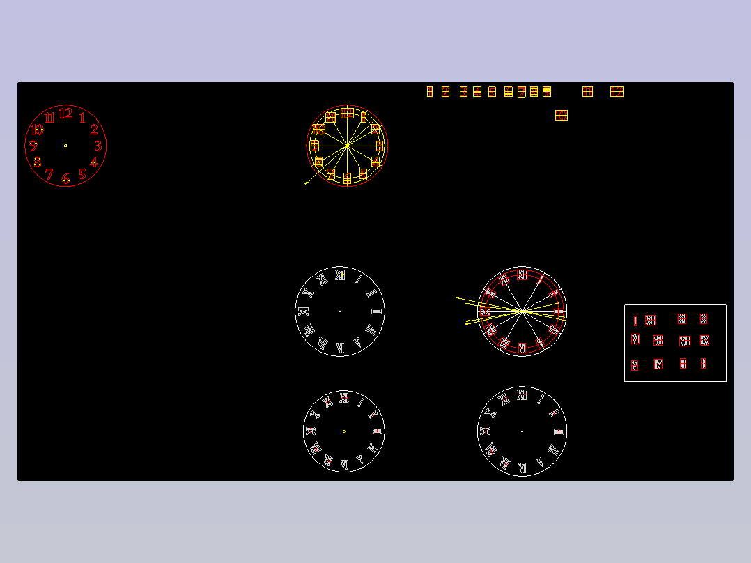 时钟表盘