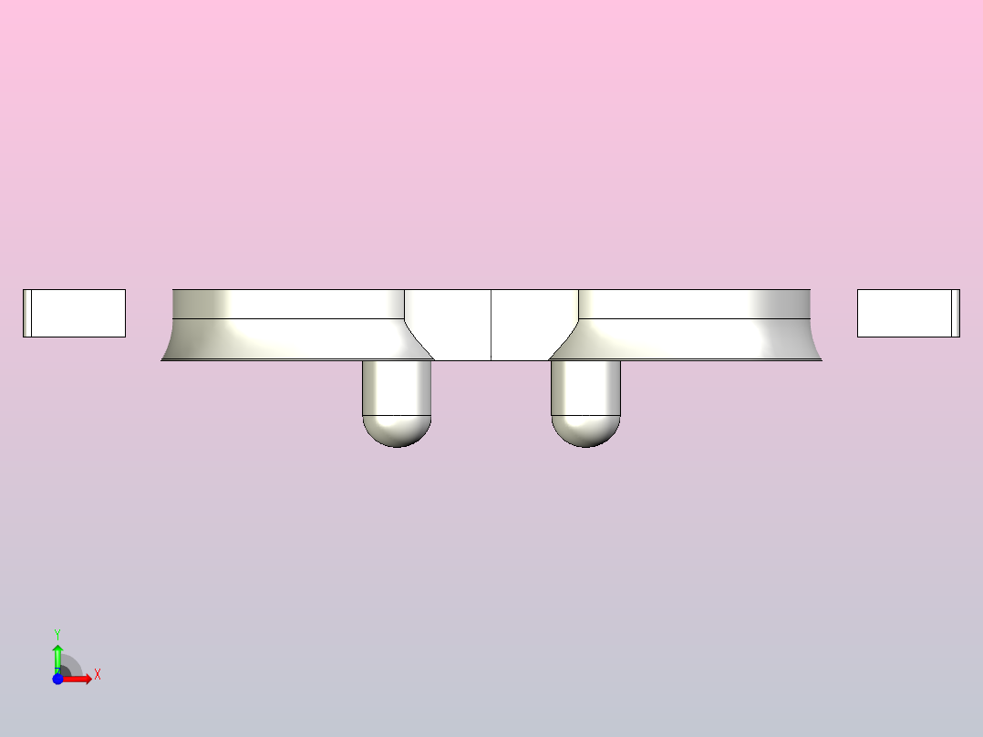 65毫米框架615有刷电机无人机机架前视图