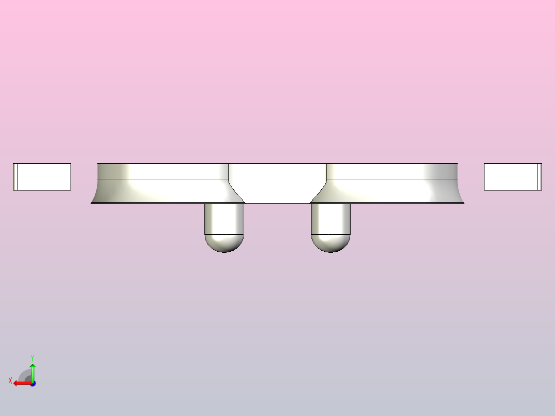 65毫米框架615有刷电机无人机机架后视图