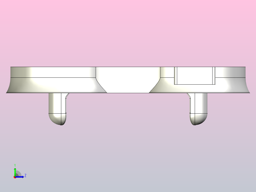 65毫米框架615有刷电机无人机机架左视图