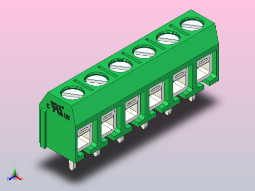 6针DG306 5绿色间距5毫米