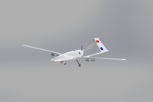 bayraktar tb-2 无人机 SolidWorks stp飞机缩略图