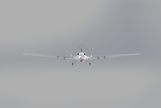 bayraktar tb-2 无人机 SolidWorks stp飞机缩略图