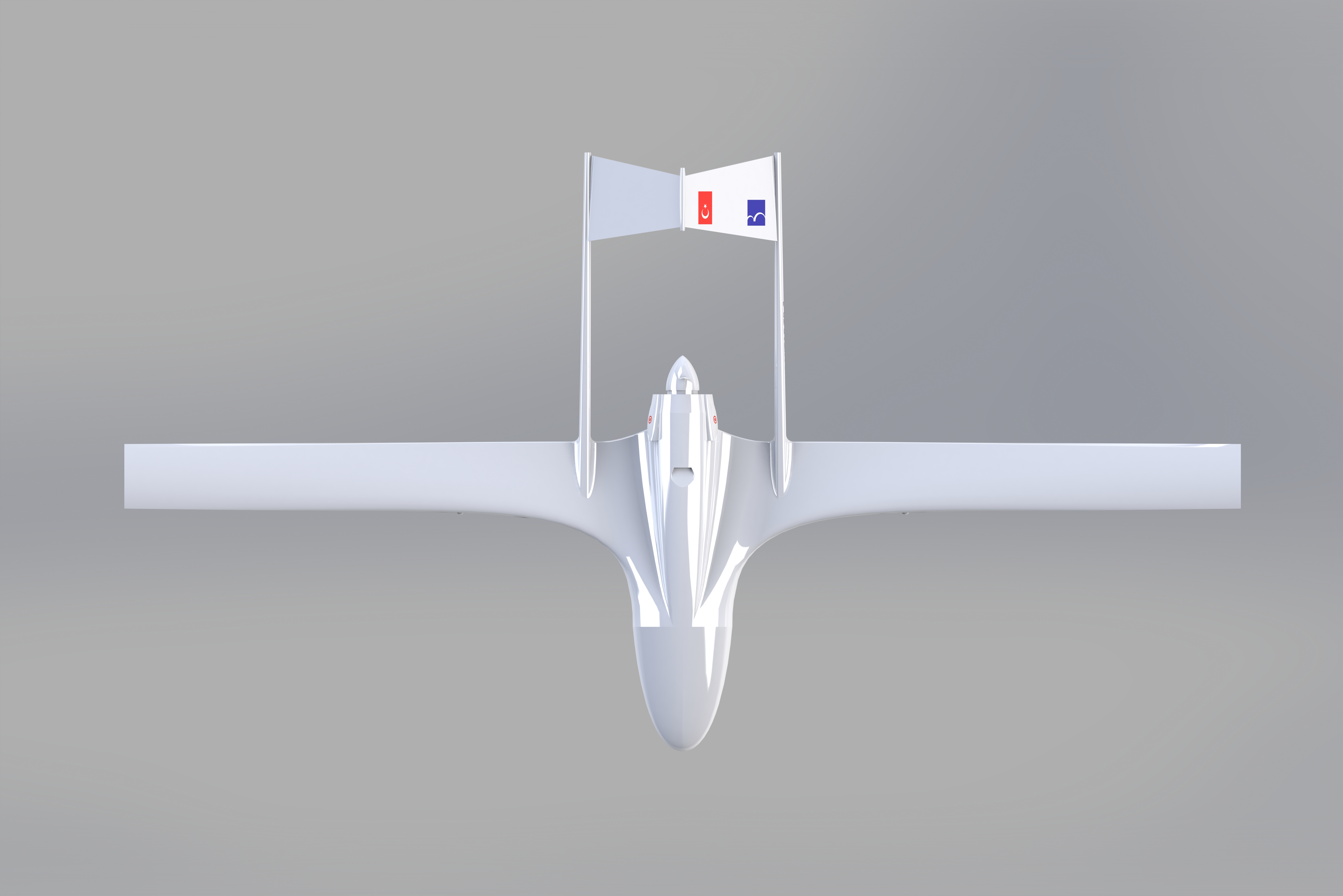 bayraktar tb-2 无人机 SolidWorks stp飞机
