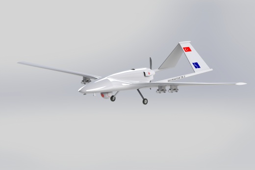 bayraktar tb-2 无人机 SolidWorks stp飞机缩略图