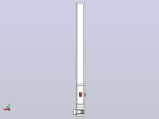 伺服电机集成皮带传动直线执行器TPA-OCB-140-256-L1150-LU-P75-N3后视缩略图