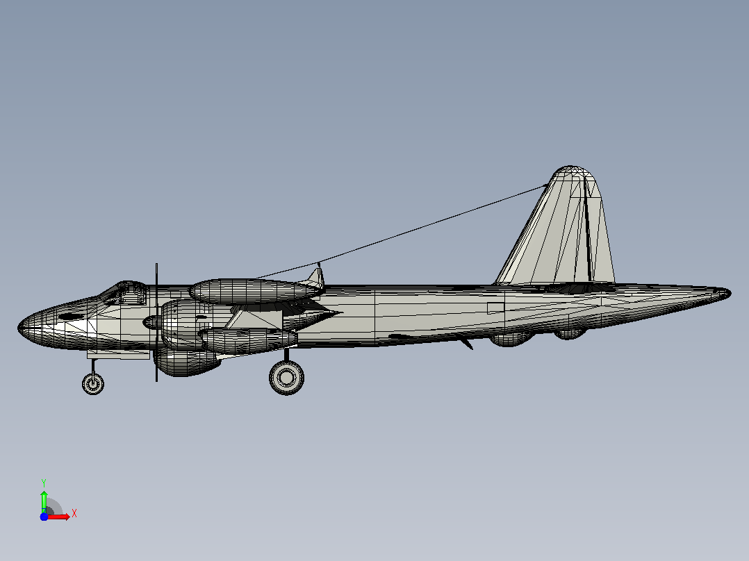 lockheed-p-2-neptune飞机前视图