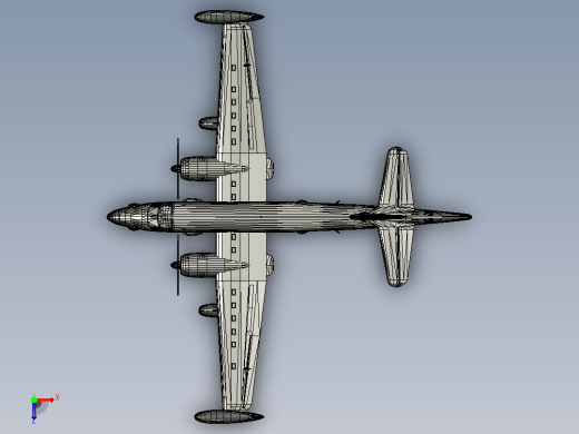 lockheed-p-2-neptune飞机俯视缩略图
